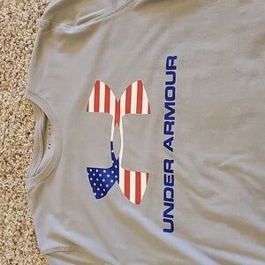 Mens underarmor grey America tee